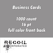 Image of 1000 Business cards - Extra Heavy Card Stock 