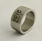 Image of "LOVE" Stainless Steel Ring