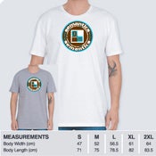 Image of circle logo(mens)t-shirt