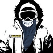Image of skull screen printed x-ray, snowboarding facemask