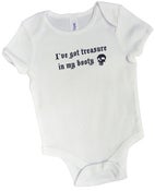 Image of i've got treasure in my booty baby one piece