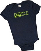 Image of party at my crib baby one piece