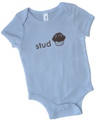Image of stud muffin baby one piece