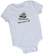 Image of that's how i roll baby one piece