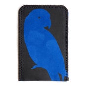 Image of Blue Parrot Card Holder