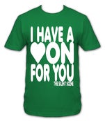 Image of Heart On(Kelly Green)