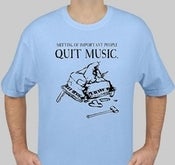 Image of MOIP Quit Music T-shirt