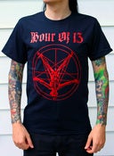 Image of Hour Of 13 - Red on Black Shirt