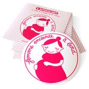 Image of Sticker "Femme enceinte à bord"