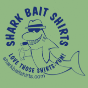 Image of shark bait logo shirt