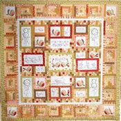 Image of Tail Feathers Block of the Month Quilt Kit by Cinderberry Stitches