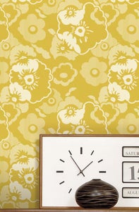Image of Alice Wallpaper - Mustard