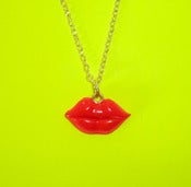 Image of Dollies Lips Necklace Collection (Five Colours)