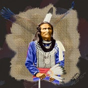 Image of Chief Standing Bear 16x16 $75.00  20x20  $100.00