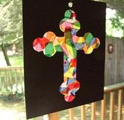 Image of Orthodox Cross Suncatcher Kit