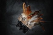 Image of Jasmin Sparrow Brown Feather Comb