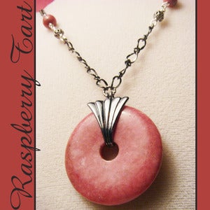 Image of **NEW** Raspberry Tart Necklace