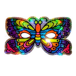 Image of HOLOGRAPHIC BUTTERFLY MASK