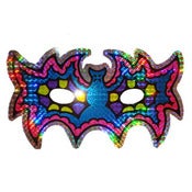 Image of HOLOGRAPHIC BAT MASK