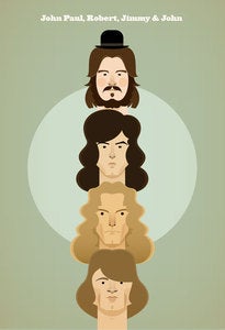 Image of John Paul, Robert, Jimmy & John