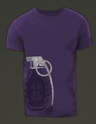 Image of "Frag Out!" Tee, Purple