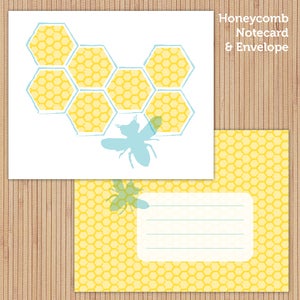 Image of Beehive Printable Stationery Set