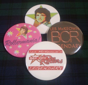 Image of Set 4 Pin Badges 2 1/4" [58mm]