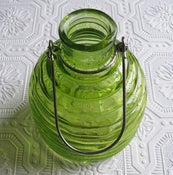 Image of Green Glass Beehive Jug
