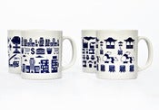 Image of LOVE Modern China Mugs