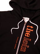 Image of veticle logo zip hoody * orange/black