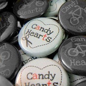 Image of Cut Out Heart Button