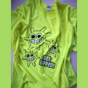 Image of Men's Yellow Get Blipped T-shirt