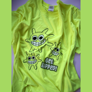Image of Men's Yellow Get Blipped T-shirt