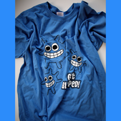 Image of Men's Baby Blue Get Blipped T-shirt