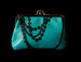 Image of turquoise pearl necklace purse