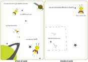 Image of Mango Pop "Space" Birthday Card