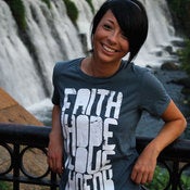 Image of faith hope love faveur | girls T-shirt