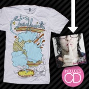 Image of WHITE CLOUDS TEE! "CD included"