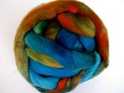 Image of tropical fish: 100% merino wool combed top 8oz, 225 grams.