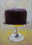 Image of Devil's Food, oil on panel, 5"x7"