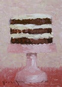 Image of Cherry Layer Cake, Giclee Print, 5"x7"