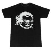 Image of Black/White Roger Logo Tee