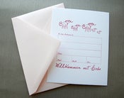 Image of Willkommen mit Liebe – Kleine Kätzchen zum Knuddeln! Letterpress-Set