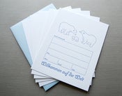 Image of Willkommen auf der Welt! Die Eisbärenfamilie lässt grüßen, Letterpress-Set