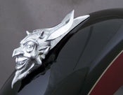 Image of Devil Head Chrome Fender Ornament FA-9CH