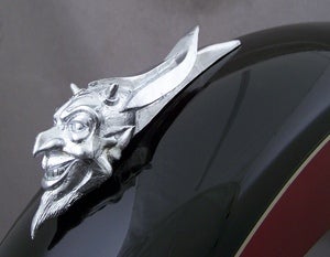 Image of Devil Head Chrome Fender Ornament FA-9CH