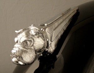 Image of Bull Dog Chrome Fender Ornament FA-11CH