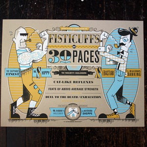 Image of Fisticuffs at 30 Paces Poster
