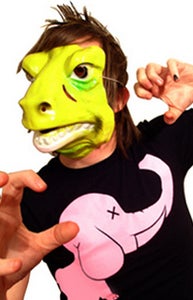 Image of Mr. Elephant (Black/Pink)