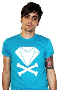 Image of Diamond & Crossbones (Teal)